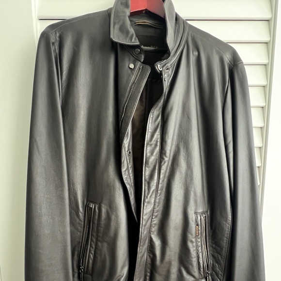 Moorer - Men's Classic Dark Brown Leather Jacket made in Italy